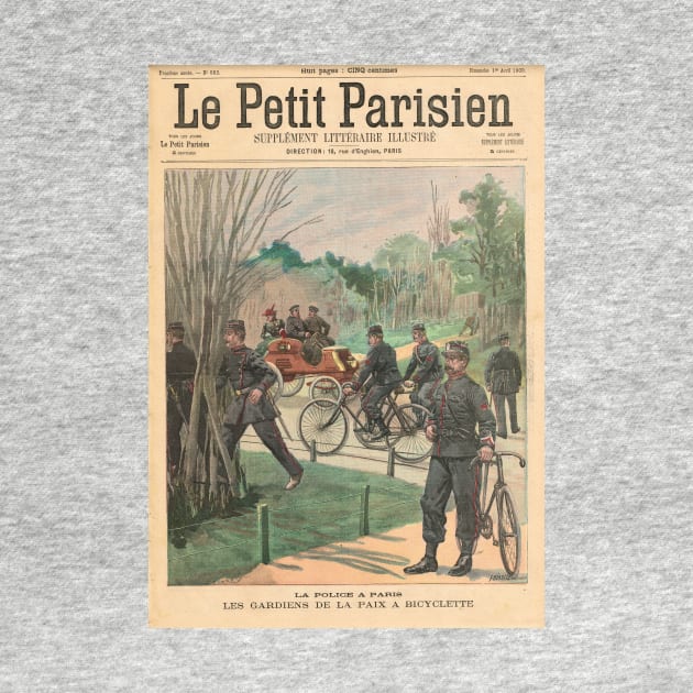 Paris Police on bicycles France 1900 by artfromthepast